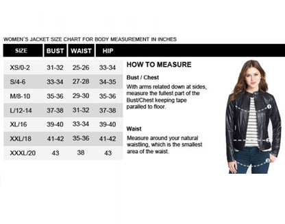 Women’s Real Lamb Leather Bikers Jacket – Leather Biker Jacket With Belt