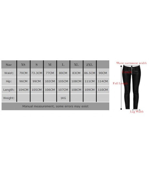 Women’s Real Leather Laces Up Slim Fit Pants – Sexy Side Laces Up Red Leather Pants