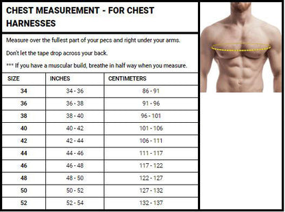 Mens Genuine Soft Leather Chest Harness – Triple Straps Harness – Two Rings Harness