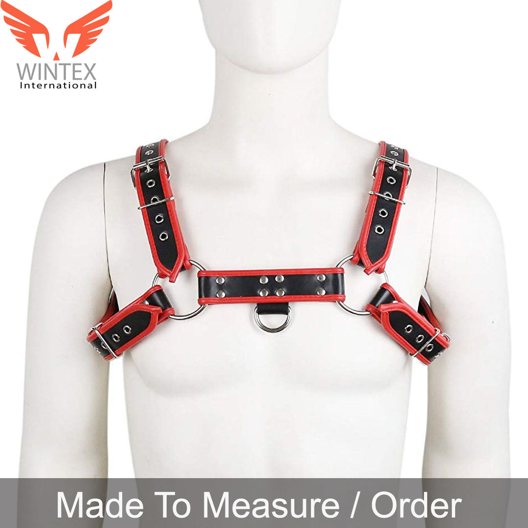 Men’s Real Leather Body Chest Male Harness 02
