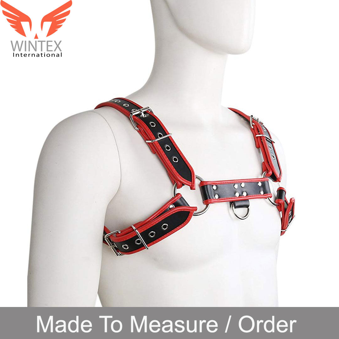 Men’s Real Leather Body Chest Male Harness 02