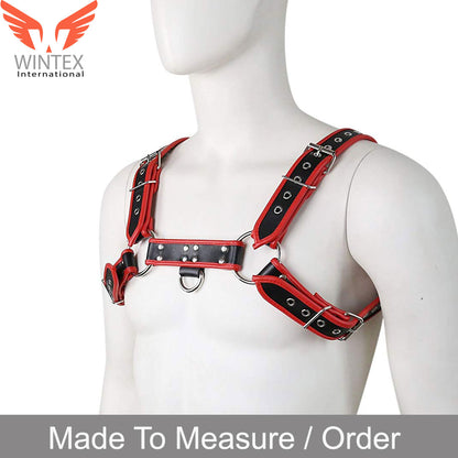 Men’s Real Leather Body Chest Male Harness 02