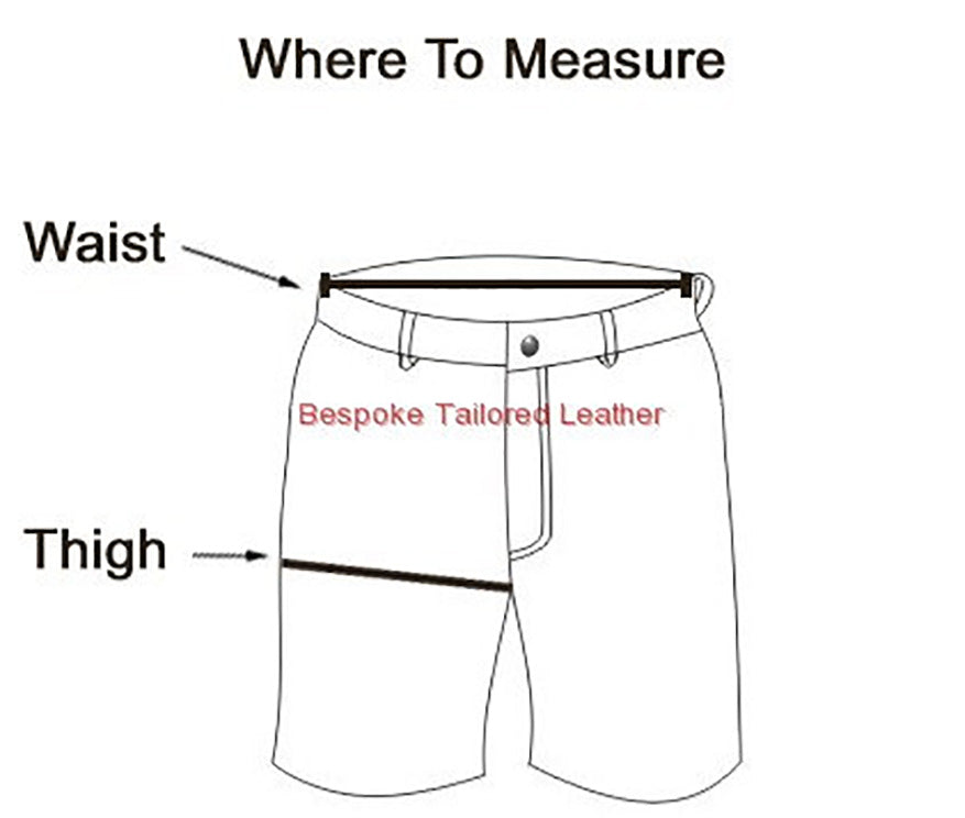 Men’s Real Metallic Lamb Leather 5 Pockets Shorts Slim Fit Leather Shorts