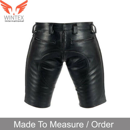 Men’s Real Leather Shirt, Shorts & Wristbands