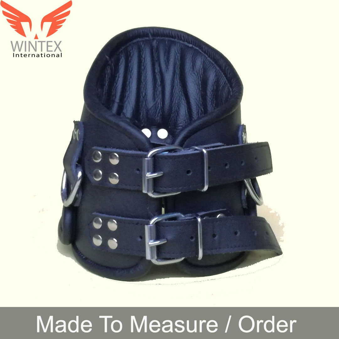 Genuine Leather Posture Neck Collar β Leather Padded Posture Collar