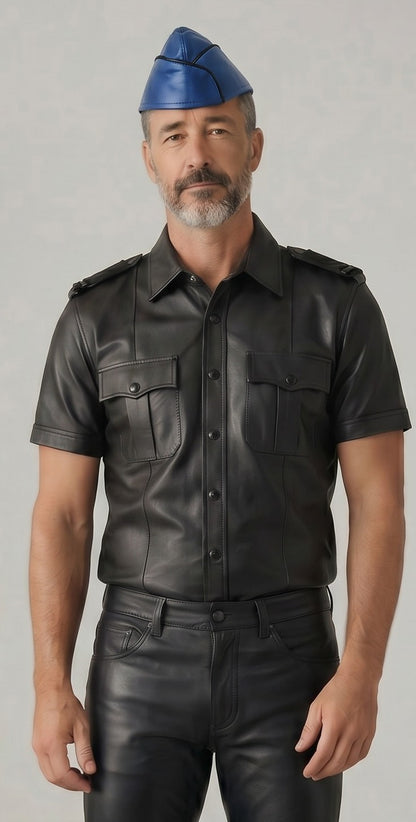 Men’s Genuine Sheep Soft Leather Cap For A Stunning Look