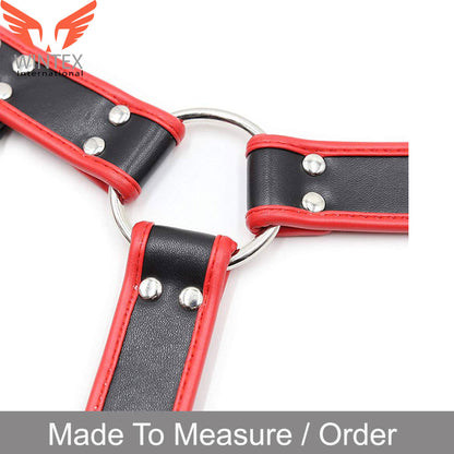 Men’s Real Leather Lingerie Body Chest Male Harness 02