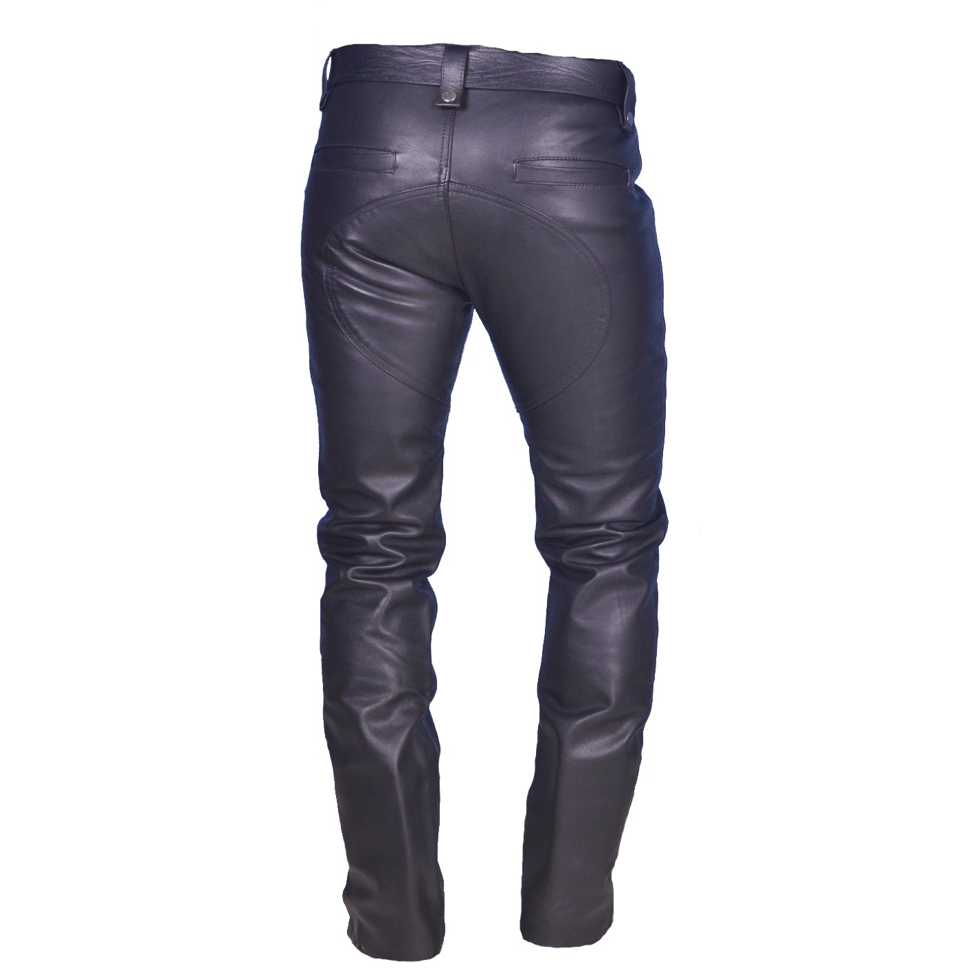 Men’s Cowhide Leather Carpenter Pants Bikers Pants Slim Fit Bikers / Carpenter Pants