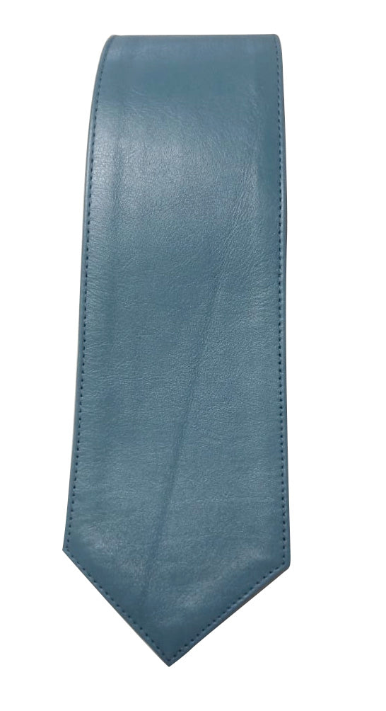 Men’s Skinny 100% Quality Real Genuine Leather Necktie