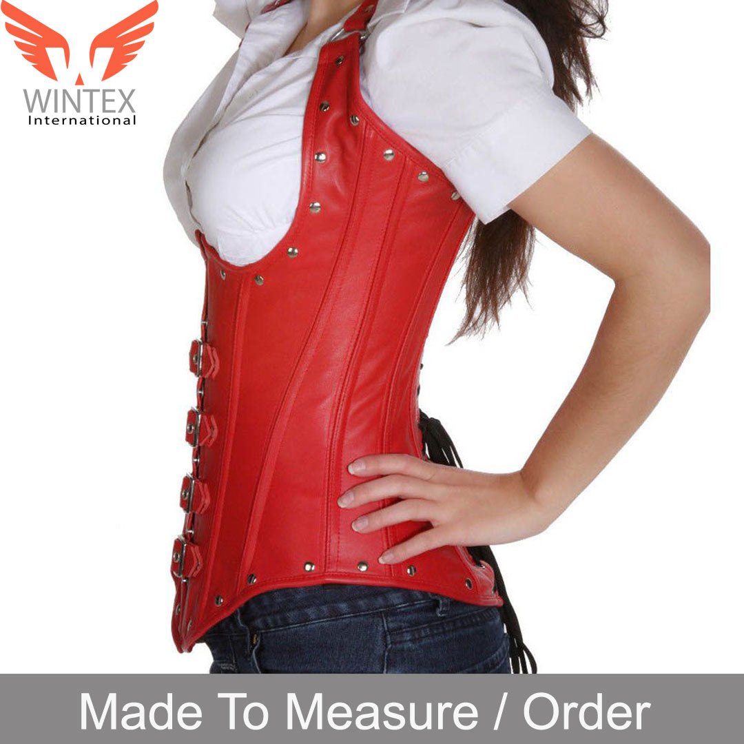 Sexy Women Underbust Corset Red Waist Training Clincher