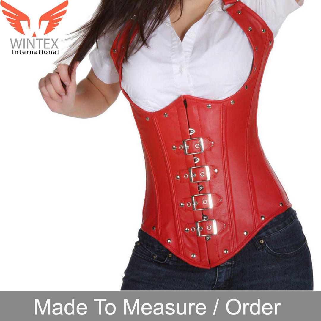 Sexy Women Underbust Corset Red Waist Training Clincher