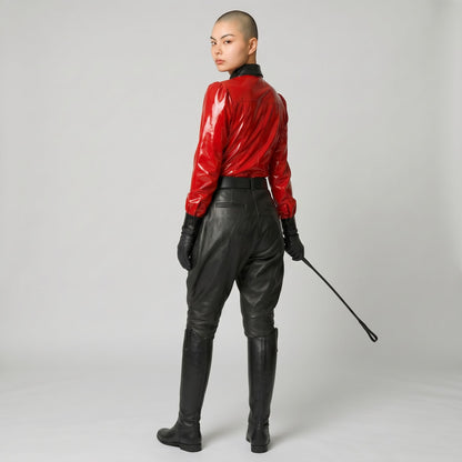 Women's Real Leather Jodhpur / Breeches / Riding Pants High Waist Ladies Leather Jodhpur
