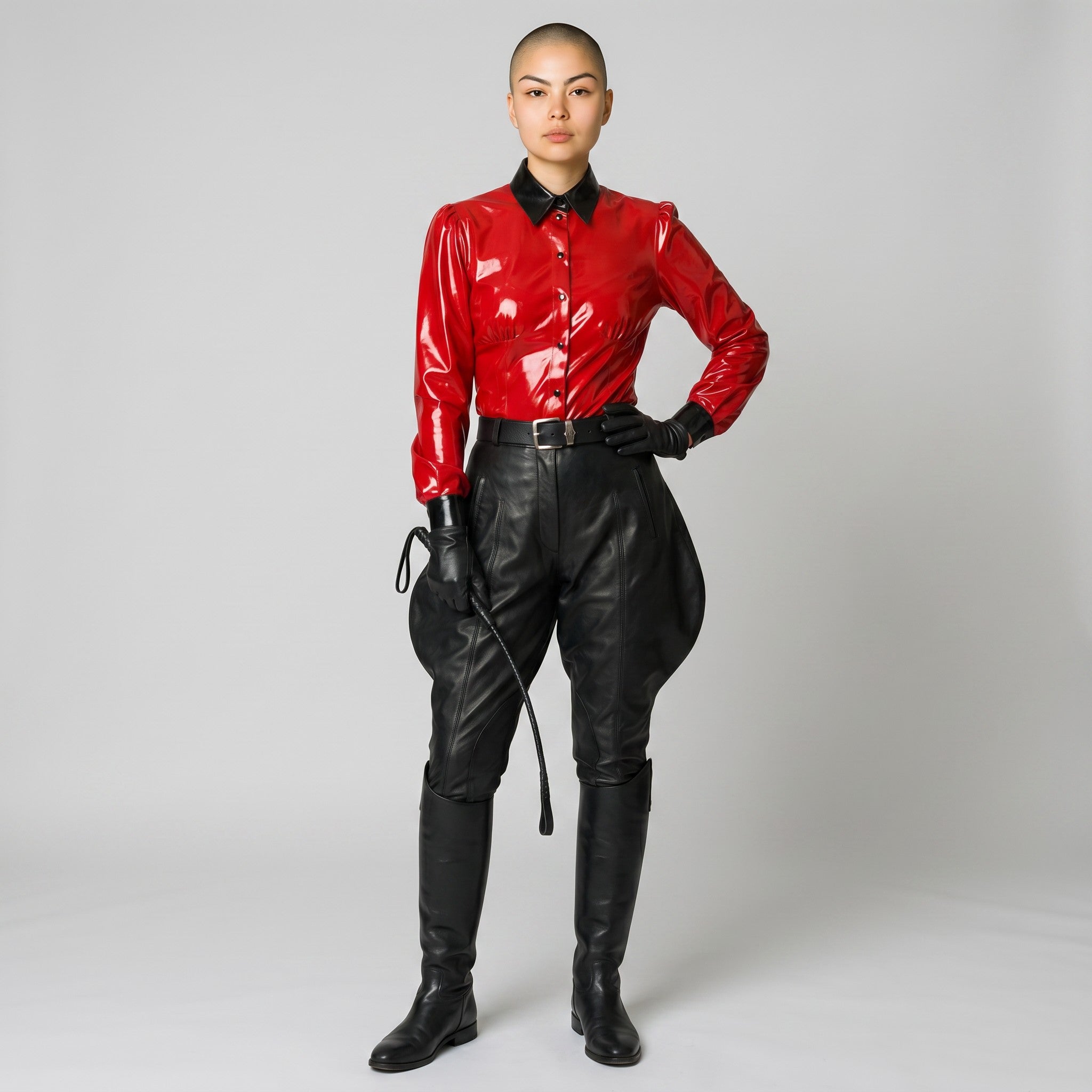 Women's Real Leather Jodhpur / Breeches / Riding Pants High Waist Ladies Leather Jodhpur